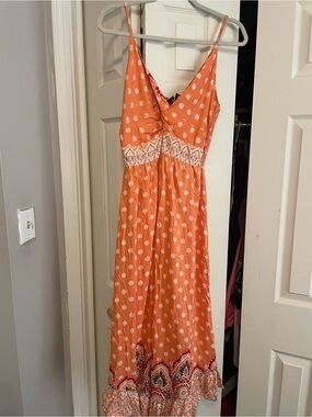 NWT Angie Maxi Dress/ Coral/ Large
